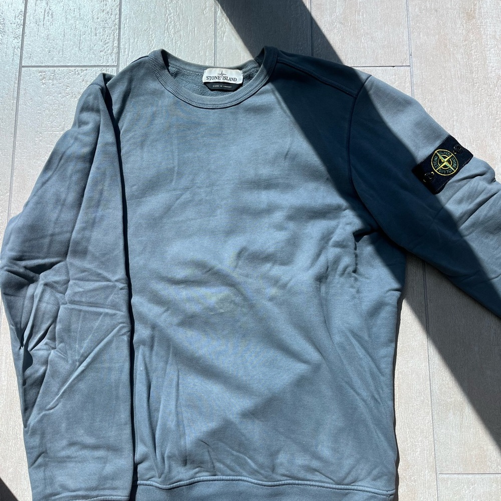 Stone Island Gray Men's Sweater